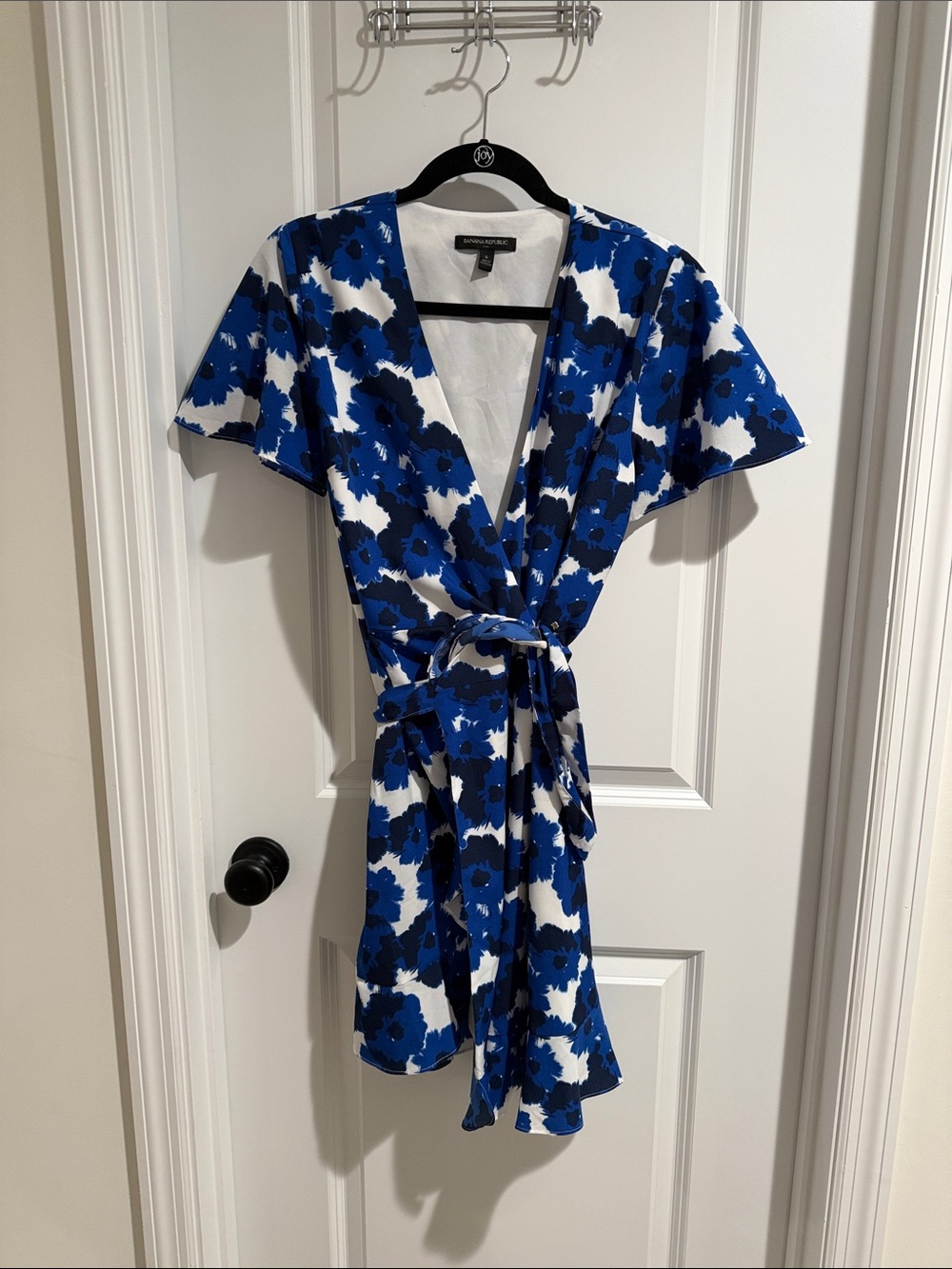 Banana Republic Blue & White Floral Dress